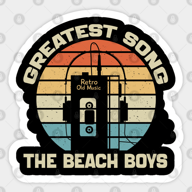 The Beach Boys Sticker by TeknologiModern